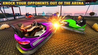 Crazy Bumper Cars Mania 3D Screenshot on iOS