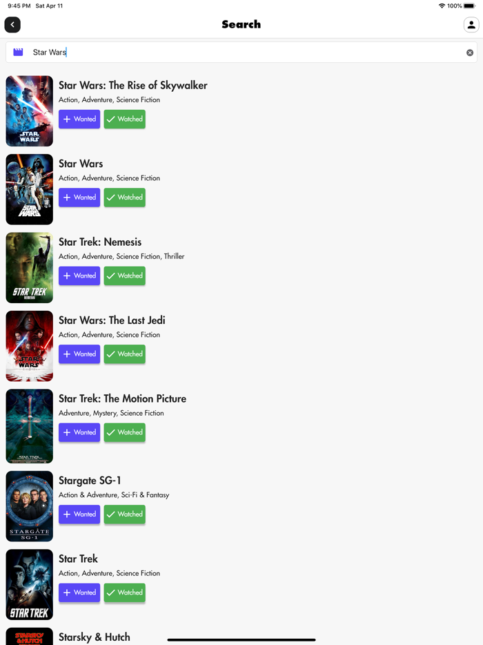 Screened - Movies  Series