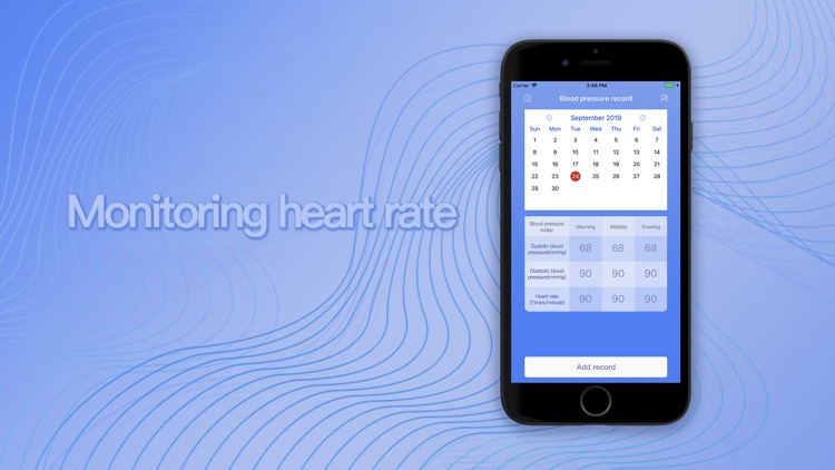 Blood pressure record-Medical