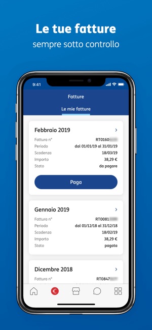 FATTURA TELECOM 191 SCARICARE
