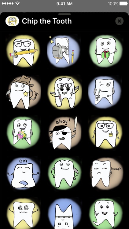 Chip the Tooth cute stickers screenshot-6