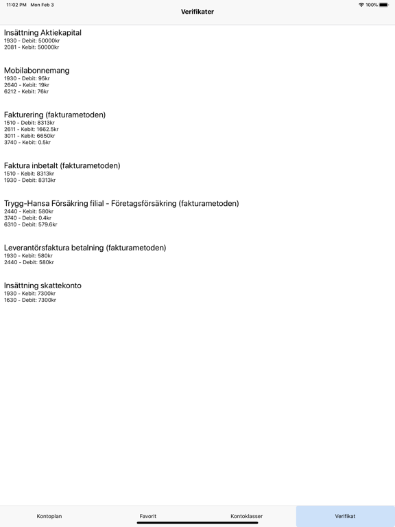 Screenshot #5 pour Kontoplan handbok