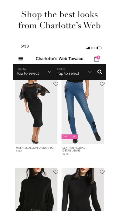Charlotte’s Web Boutique screenshot 2