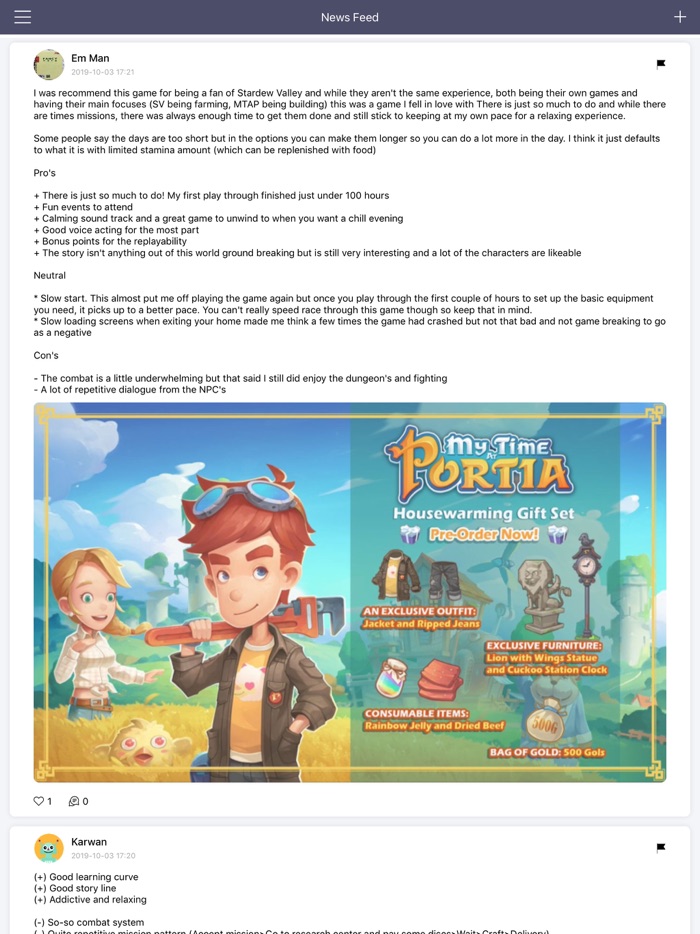 GameNets - My Time At Portia