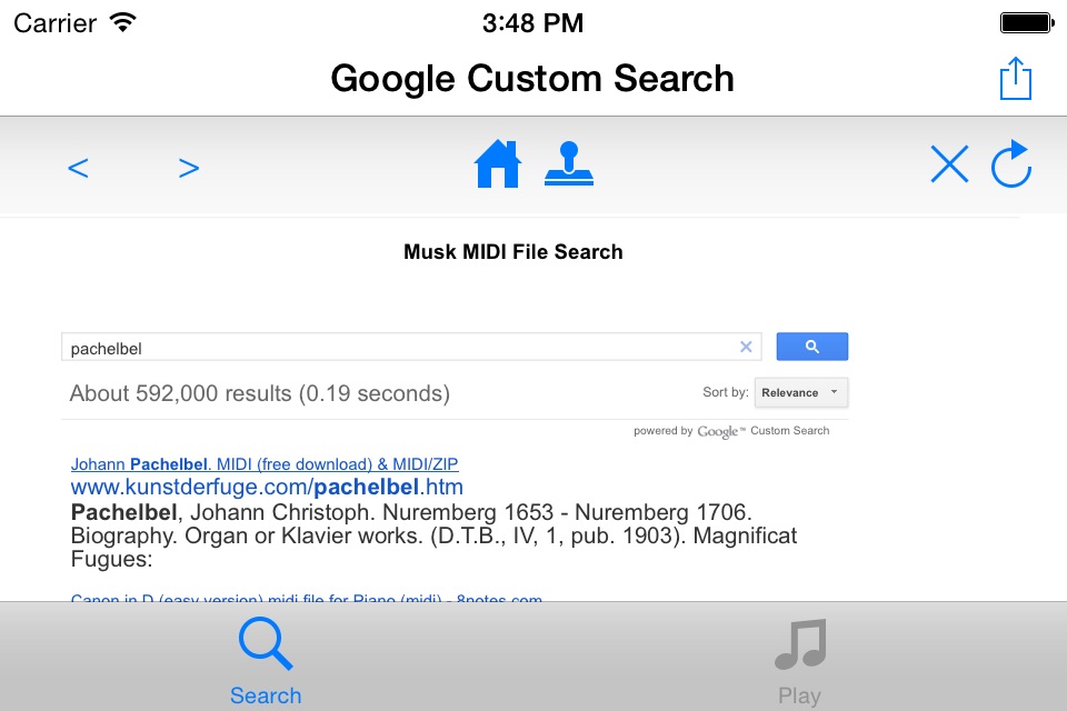 Musk MIDI Player Lite screenshot 3