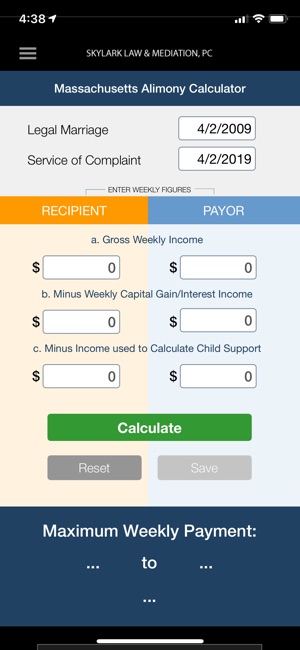 MA Divorce Calculators(圖3)-速報App