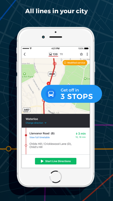 Moovit - Real-time public transport navigation Screenshot 3