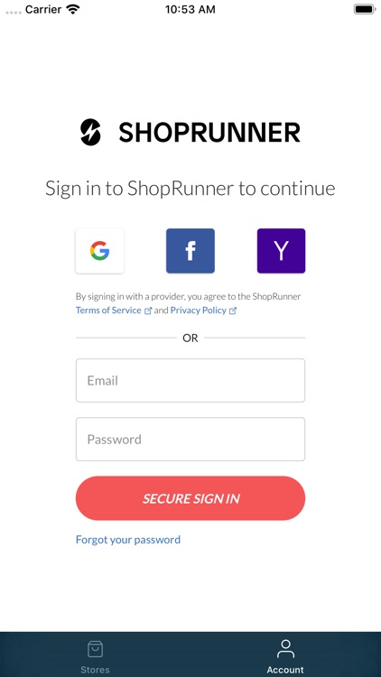 ShopRunner App