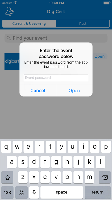 DigiCert Events screenshot 2