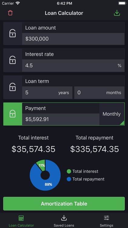 Loan calculator: Installment screenshot-1