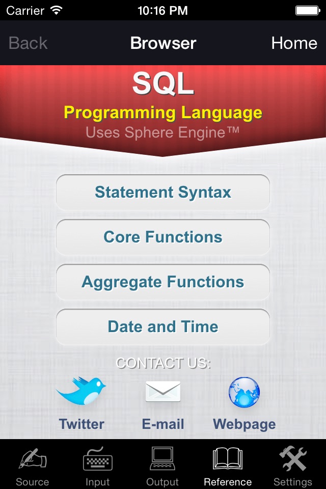 SQL Programming Language screenshot 4