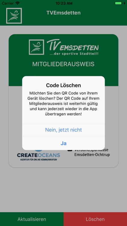 TV Emsdetten Mitgliederausweis screenshot-3