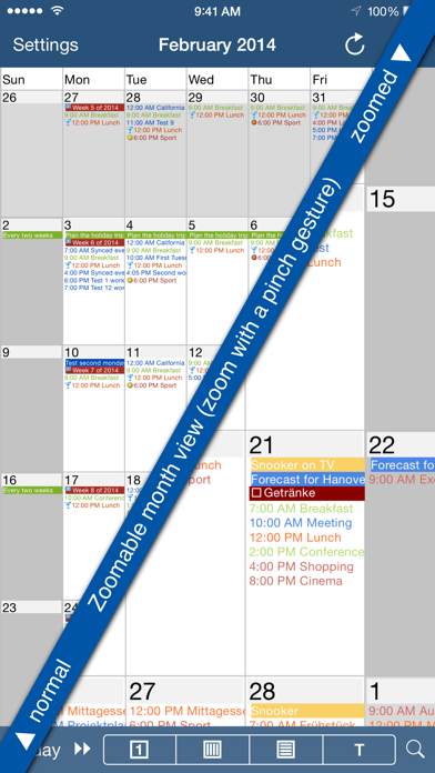 CalenGoo (sync with Google Calendar) Screenshot 2