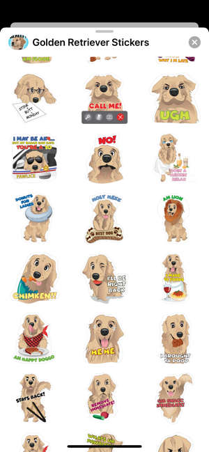 Golden Retriever Stickers(圖3)-速報App