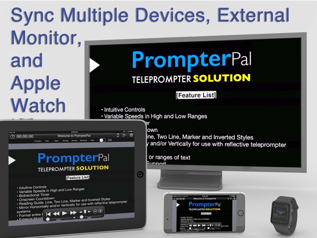 Presentation prompter for mac