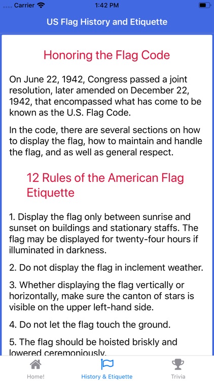 Honor The Flag