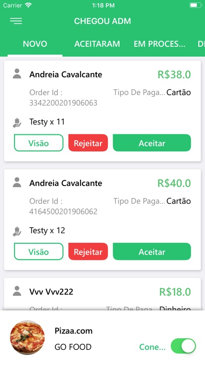 Chegou ADM