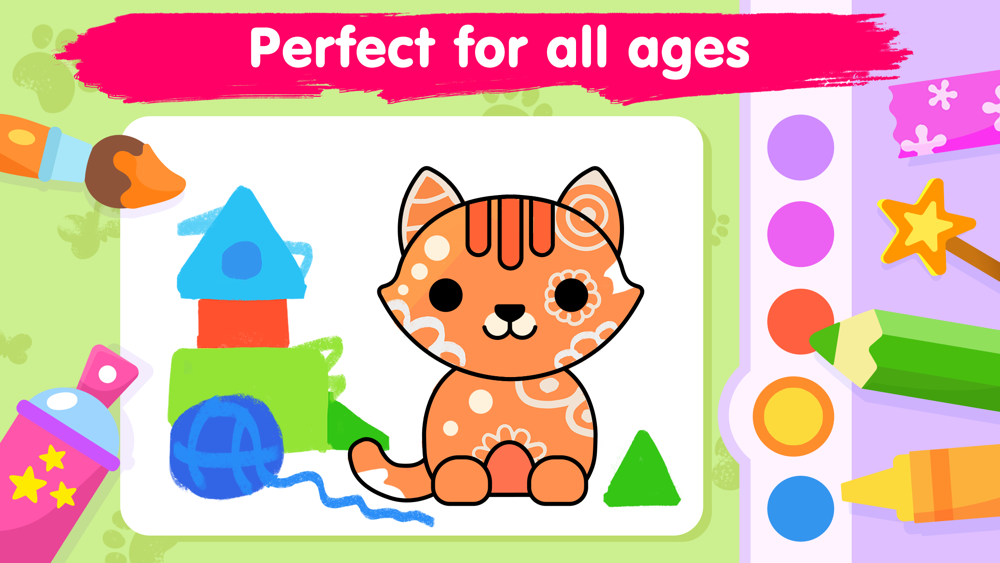 colouring games for kids 35 free download app for iphone