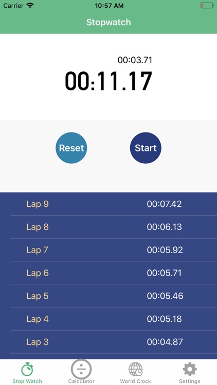 StopWatch with Calculator