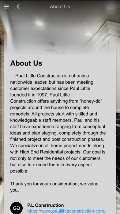 How to cancel & delete Paul L. Construction from iphone & ipad 1