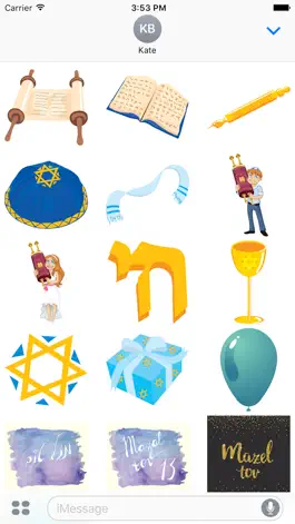 Game screenshot Bar Mitzvah Stickers mod apk