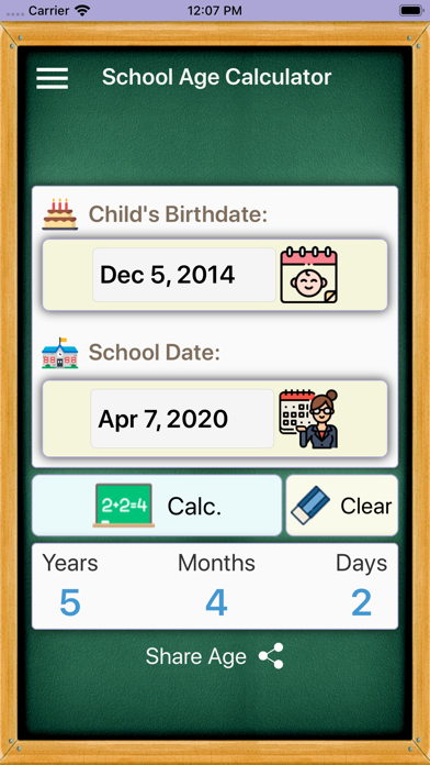 How to cancel & delete School Age Calculator App 2020 from iphone & ipad 4