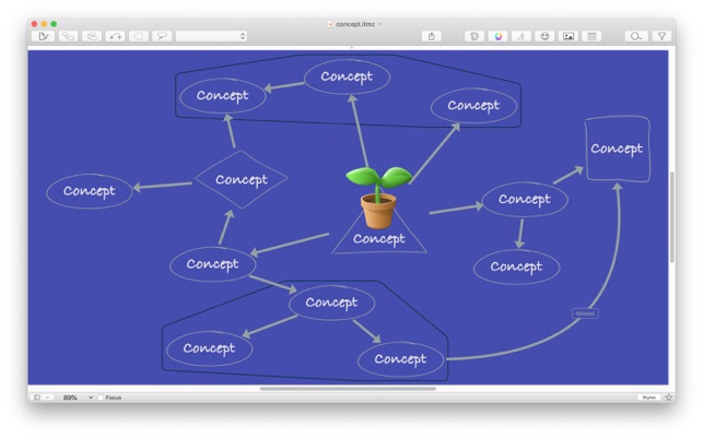 ‎iThoughtsX - Mind Map Screenshot