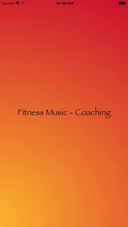 Fitness Music - Coaching