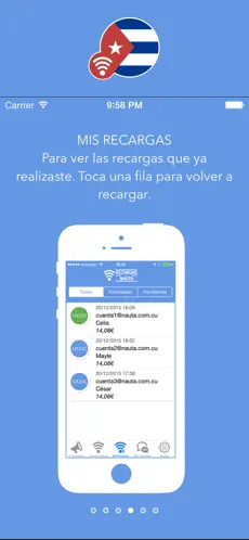 Screenshot 4 Recargas Nauta iphone