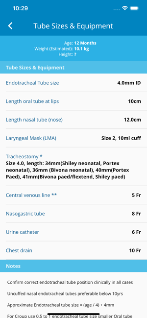 Paediatric Emergency Tools(圖6)-速報App