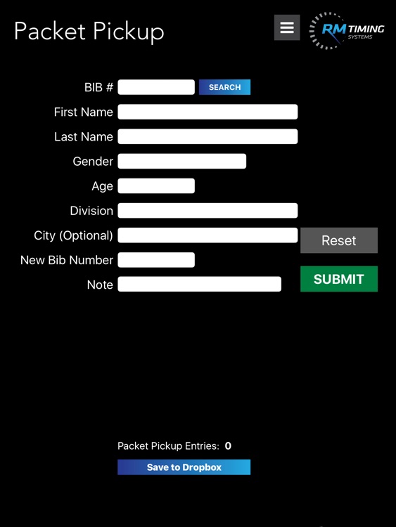 RM Timing Systems App