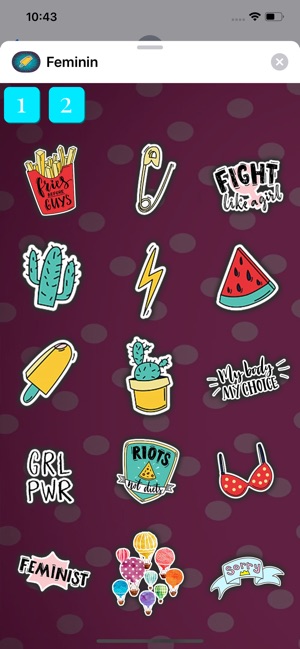 Feminin Stickers(圖3)-速報App