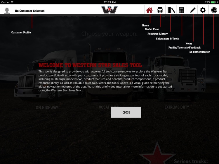 Western Star Sales Tool