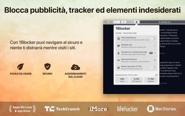 ‎1Blocker (Old) Screenshot