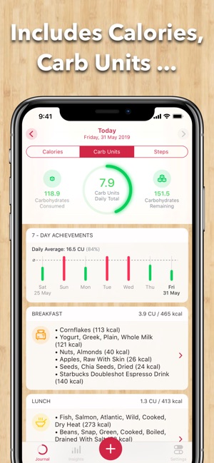 Carb Unit Diary for Diabetics(圖2)-速報App