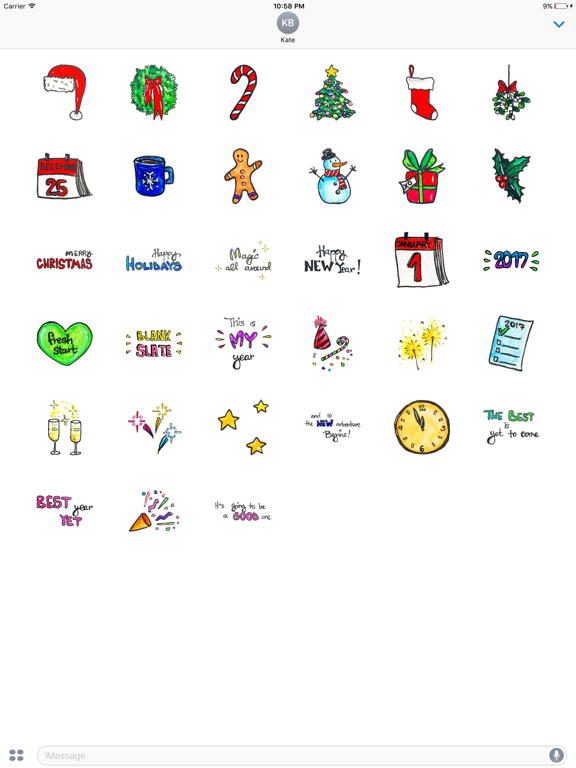 Screenshot #4 pour Holiday Sketches