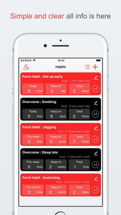 Habit Counter - habit tracker screenshot 3
