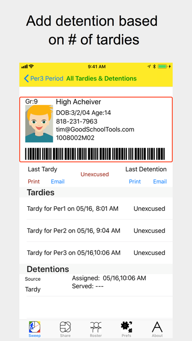 How to cancel & delete Tardy Sweep for Late Students from iphone & ipad 3