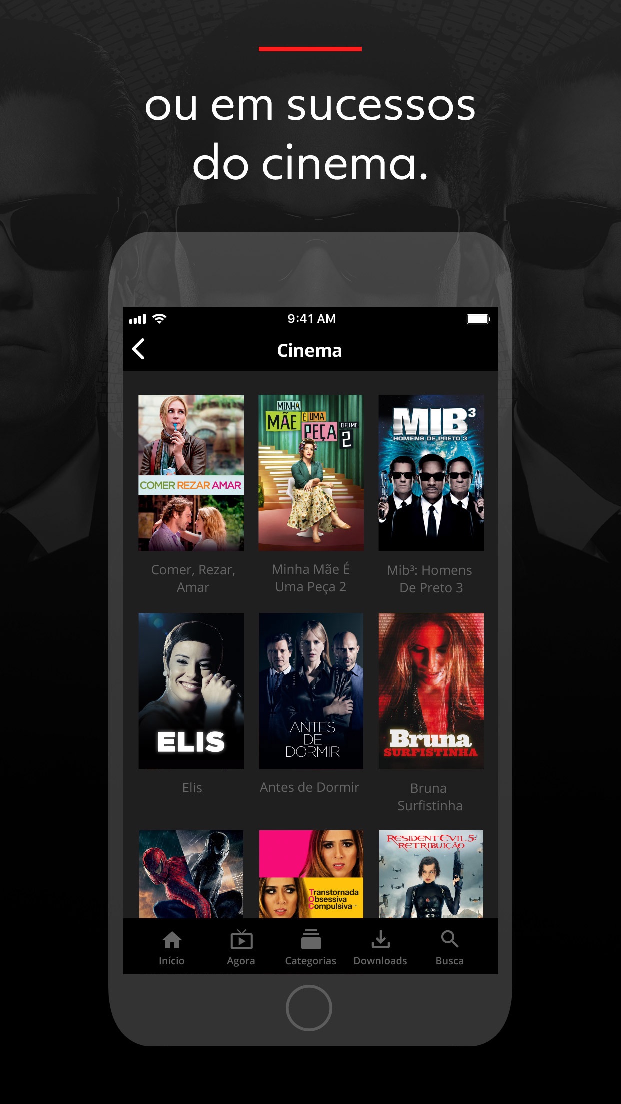 Screenshot do app Globoplay