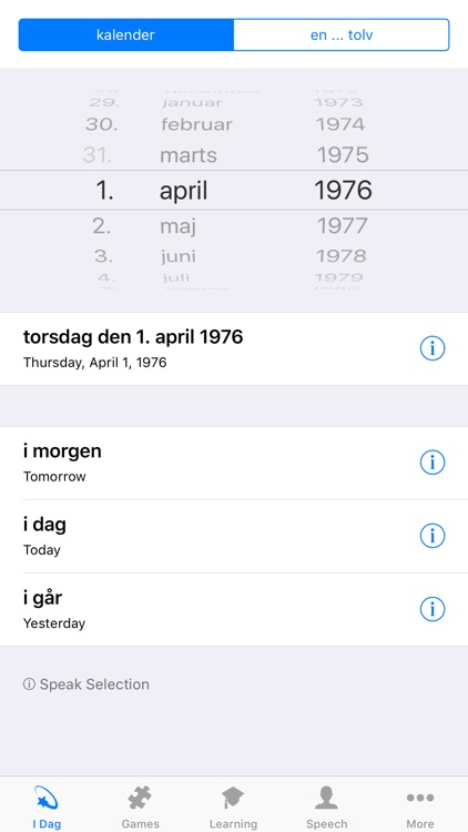 Learn Danish - Calendar 2019