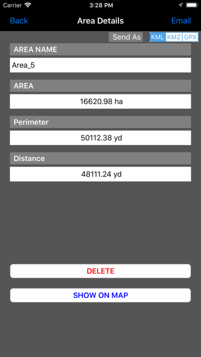 Area Distance Measuring Tool Screenshot 4