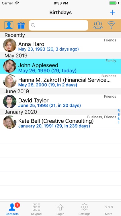 ContactsPro for iPad