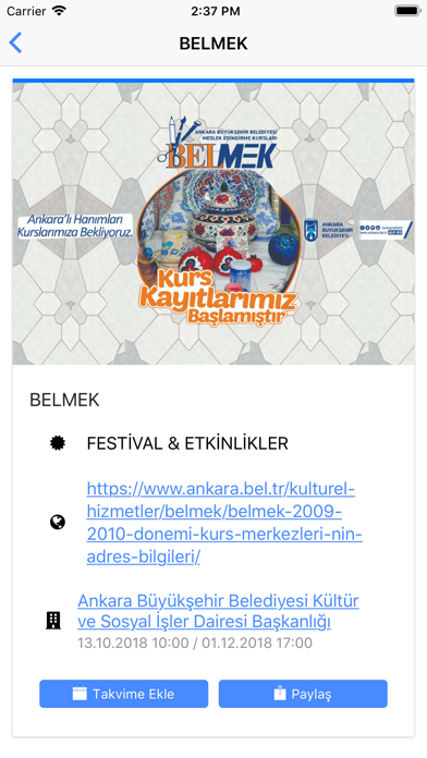 Kültür Ankara screenshot 2