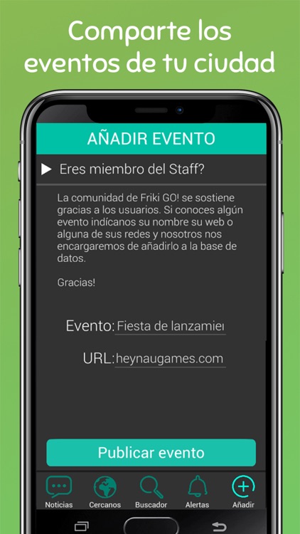 Friki GO! - Eventos cercanos screenshot-3