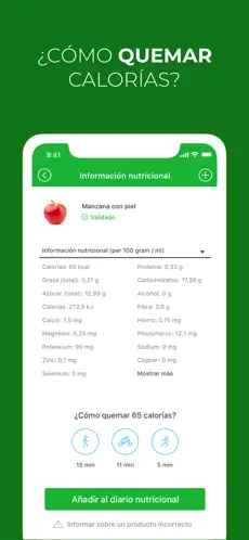 Imágen 2 Cuenta calórica y alimentación iphone