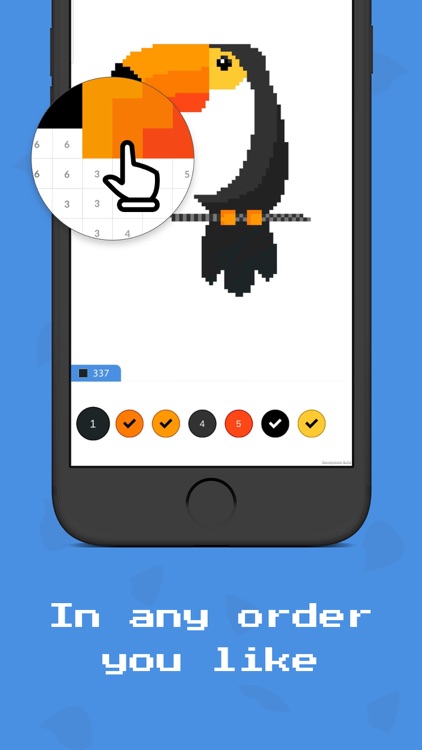 Pixel Color - Color by numbers