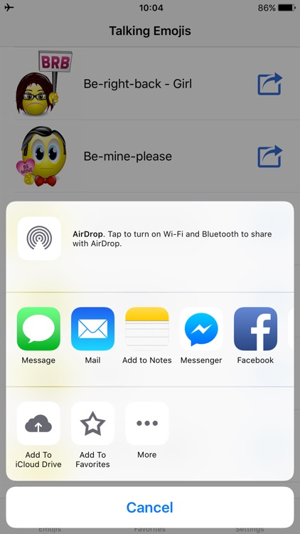 Talking Emojis for Texting