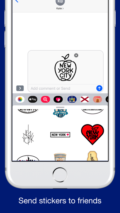 New York emojis - USA stickers screenshot 4