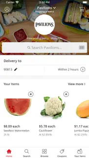 pavilions rush delivery iphone screenshot 1