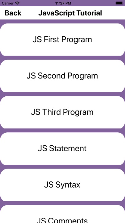 JavaScript Tutorial